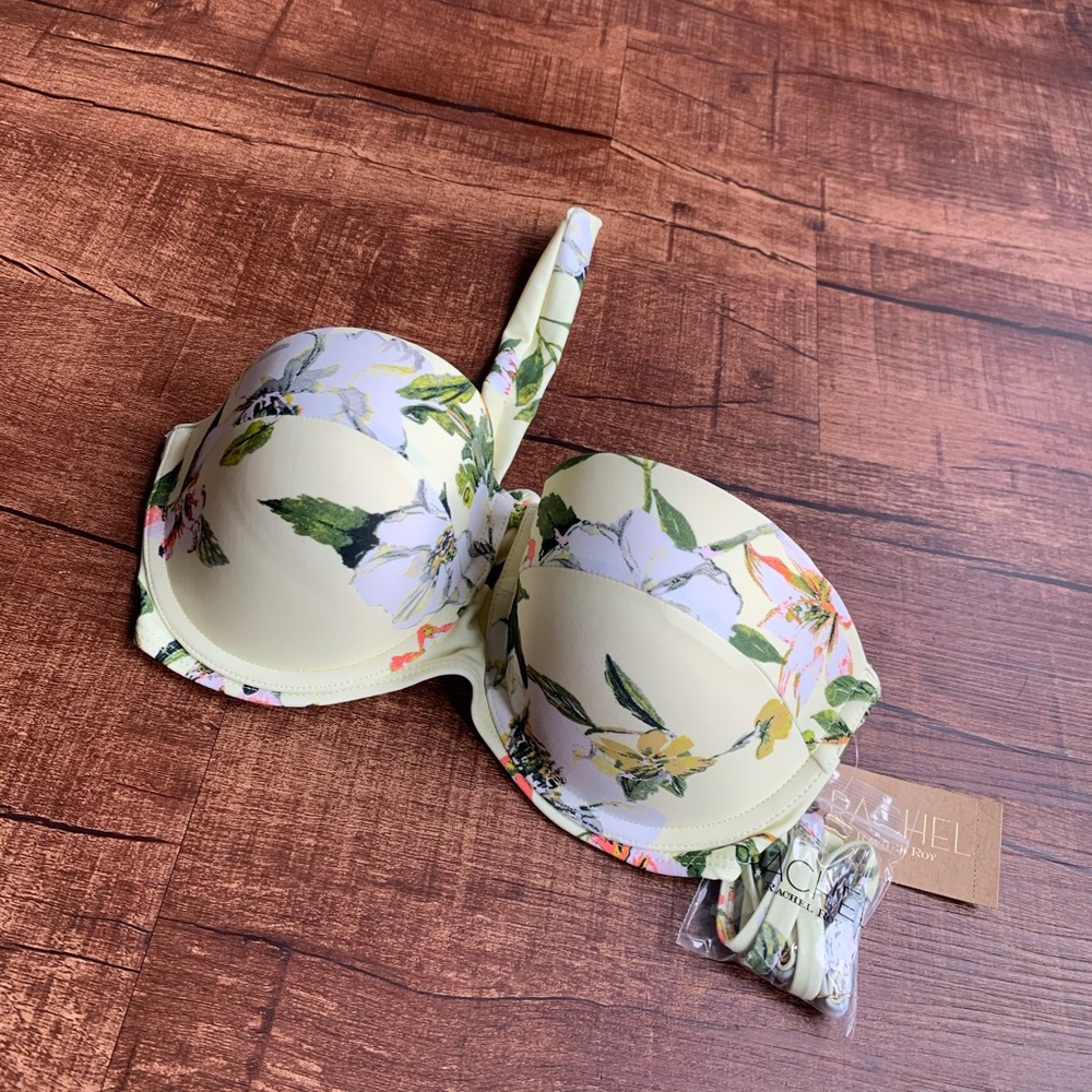 Rachel Rachel Roy yellow multiway bandeau swimwear